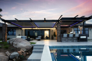 Deco features for pergolas