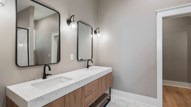 Stylish interior space showcasing functional layout and modern accents.