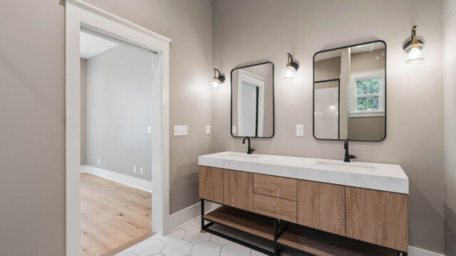 Stylish interior space showcasing functional layout and modern accents.