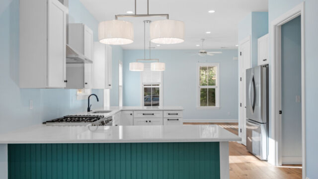 Stylish interior space showcasing functional layout and modern accents.