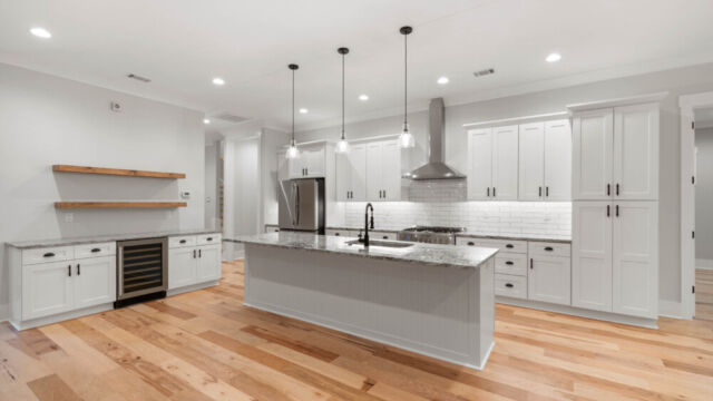 Interior of a home with contemporary design, ample lighting, and comfortable layout.