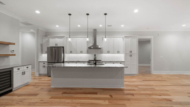 Interior of a home with contemporary design, ample lighting, and comfortable layout.