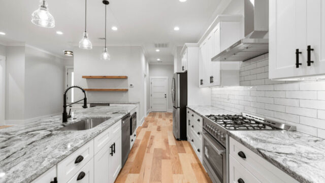 Interior of a home with contemporary design, ample lighting, and comfortable layout.