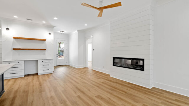 Inviting interior with neutral palette, natural light, and elegant finishes.