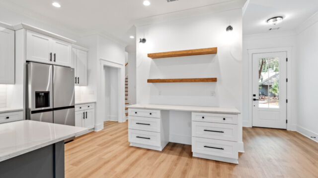 Inviting interior with neutral palette, natural light, and elegant finishes.